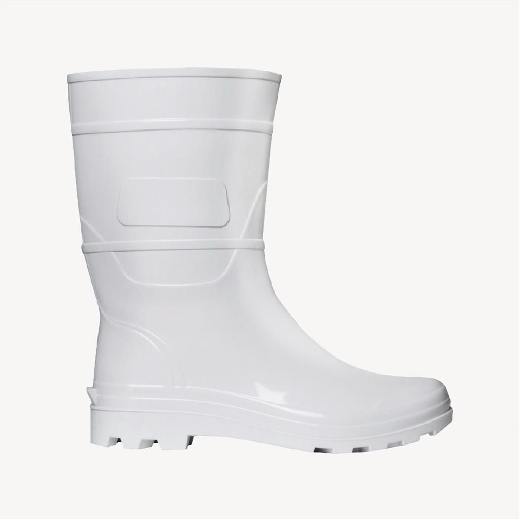 BOTA BORRACHA BRANCA MEDIO 28CM 37