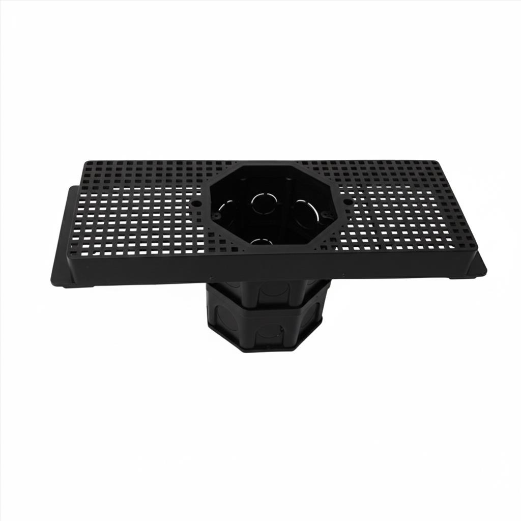 CAIXA OCTOGONAL FMD C/SUPORTE LAJE 30CM PT GERPLAST 234