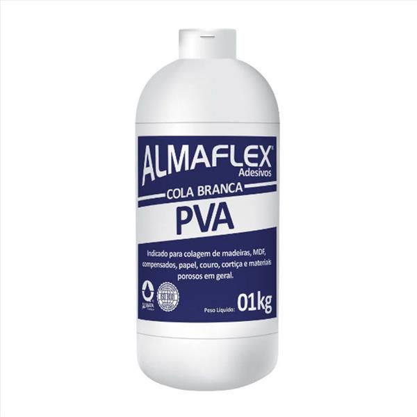 COLA BRANCA EXTRA 1KG ALMAFLEX - ALMATA
