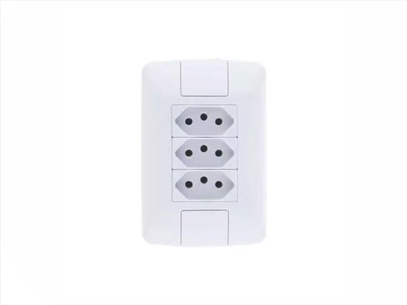 TOMADA TRIPLA 2P+T 20A 4X2 ARIA TRA 57241/079