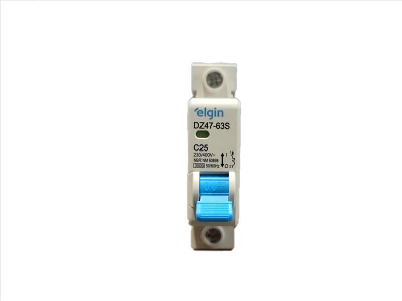 DISJUNTOR ELGIN DIN UNIPOLAR 1X25A 1025