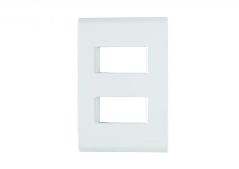 PLACA 4X2 2 MODULOS DIST LIZ TRAMONTINA 57106/206