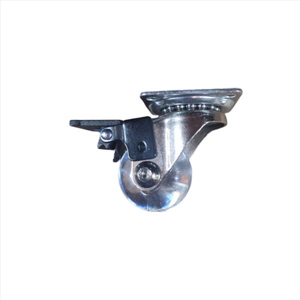RODIZIO TRANSP 100MM C/FREIO SOPRANO 2100.10