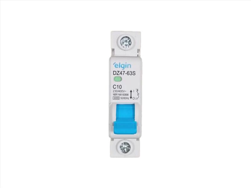 DISJUNTOR ELGIN DIN UNIPOLAR 1X10A 1010