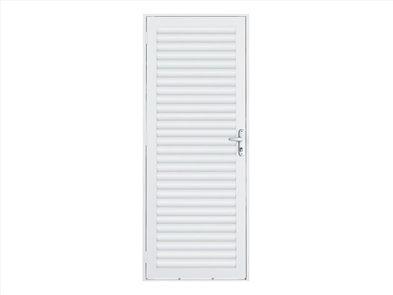 PORTA ALUM LAMINADA BRANCO 90X210 ESQ VITRALFER 3127.3E