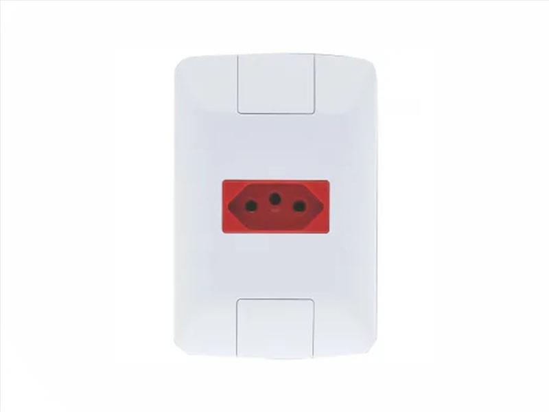 TOMADA 2P+T 20A 4X2 ARIA VERMELHA 57241/015