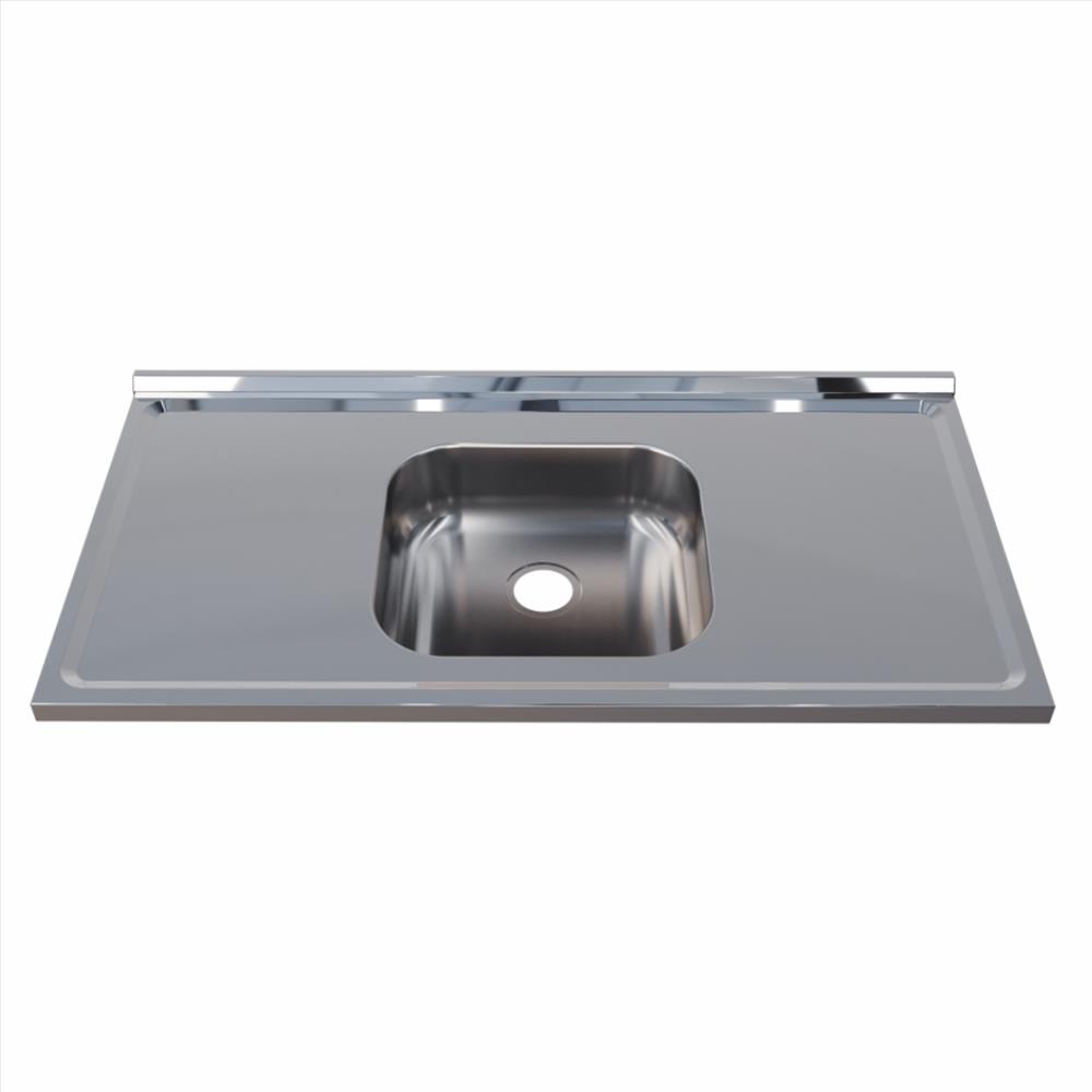 PIA INOX 1.00X0.52 C/CUBA FABRINOX PS1000