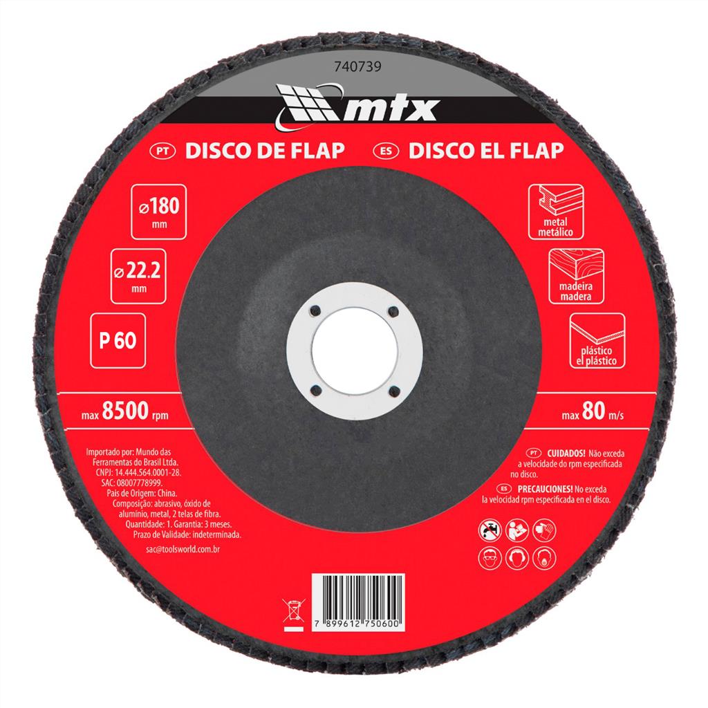 DISCO FLAP P60 22MM 7 MTX 740749