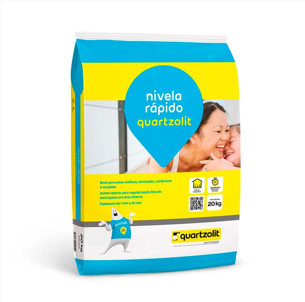 QUARTZOLIT NIVELA RAPIDO CINZA 20KG