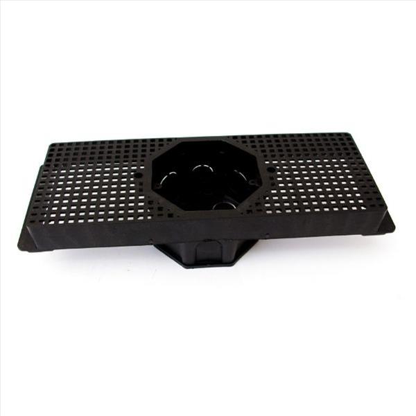 CAIXA OCTOGONAL FMS C/SUPORTE LAJE 30CM PT GERPLAST 361