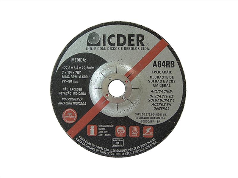 DISCO DESBASTE 4.1/2