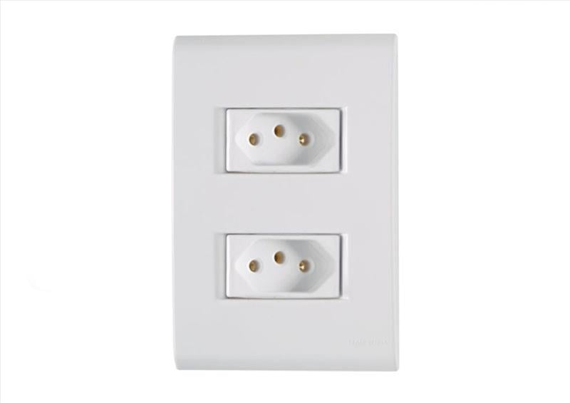 TOMADA DUPLA 2P+T 10A 4X2 LIZ TRAMONTINA 57170/265