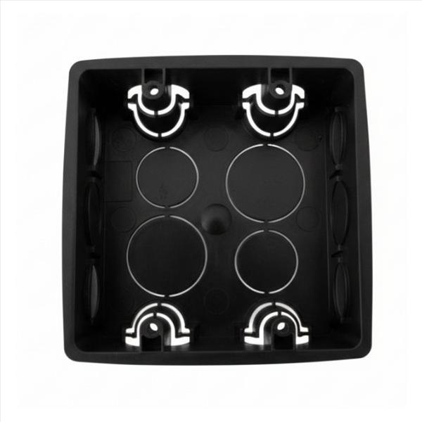 CAIXA LUZ 4X4 PVC PRETA GERPLAST 266