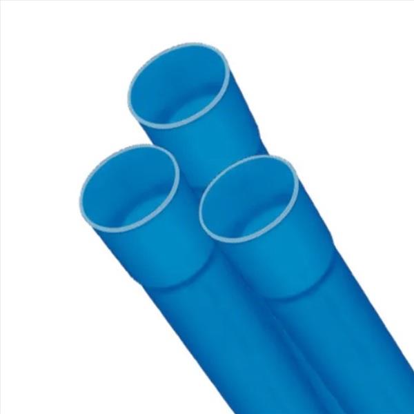 TUBO IRRIGACAO AZUL PN60 25MM CORR PLASTIK