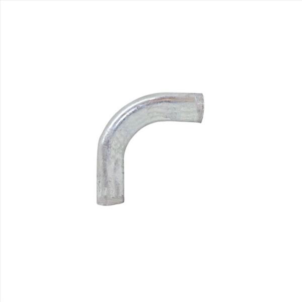 CURVA ELETRODUTO PRE ZINC 90 ROSC 1 LEVE-ZETONE