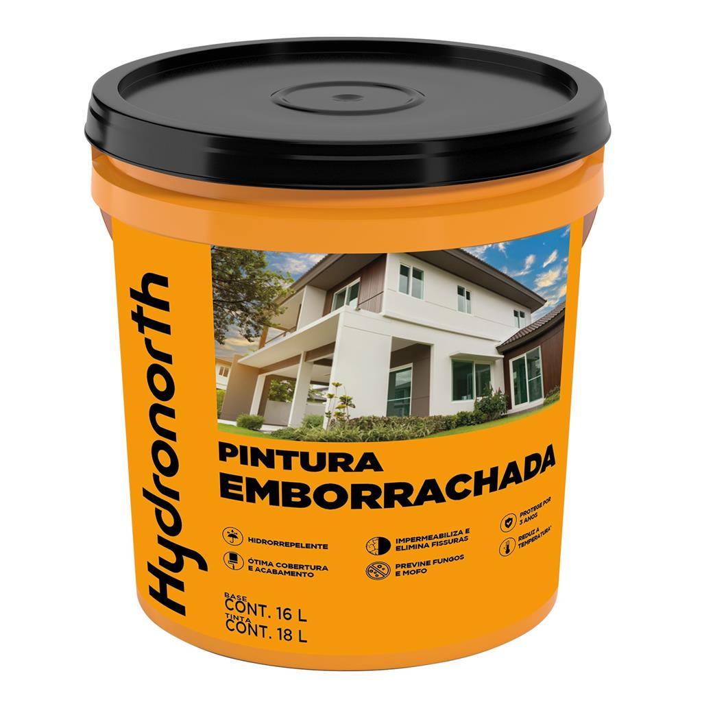 HYDRON PINTURA EMBORRACHA BRANCO NEVADO 18L 99405