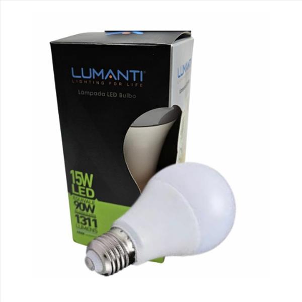 LAMPADA LED BULBO ECO A60 15W 6500K E27 LUMANTI 