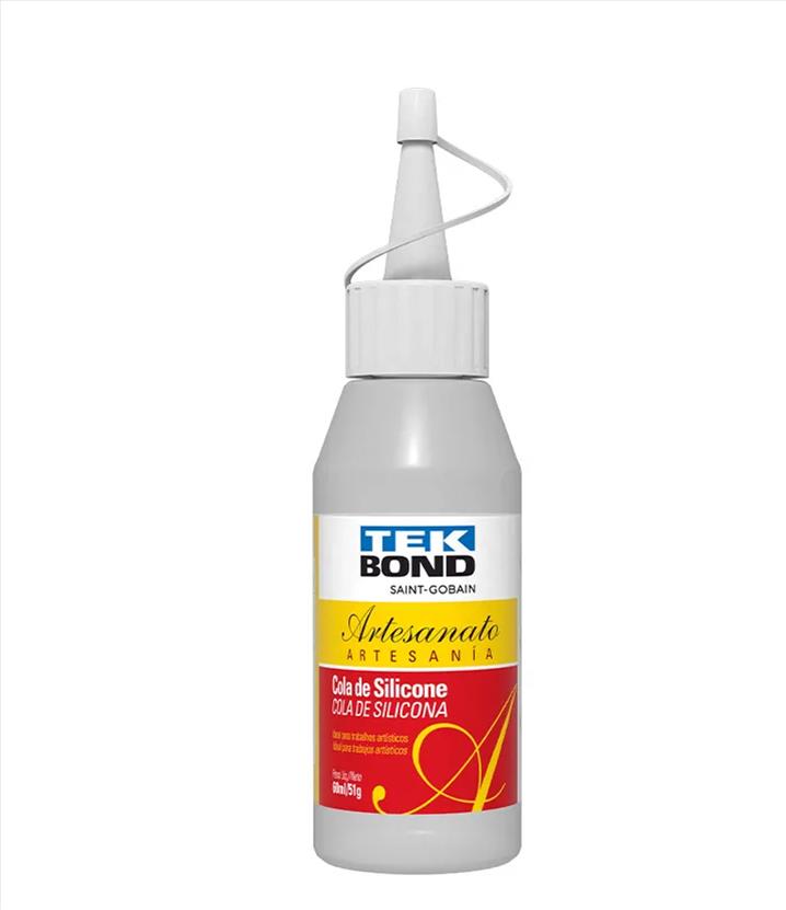 COLA DE SILICONE ARTESANATO (ISOPOR) 51G/60ML TEKBOND