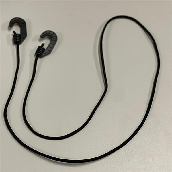 ELASTICO EXTENSOR 2 GANCHOS 5MM PRETO 1.5M MAVE MXT174