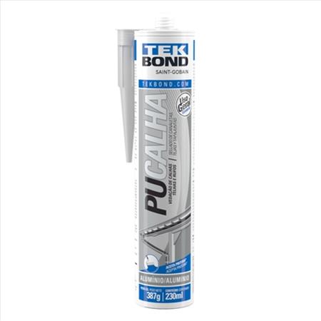 SILICONE PU CALHA ALUMINIO 387G/280ML TEKBOND