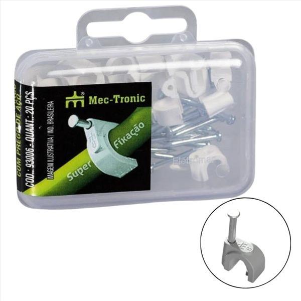FIXA CABO C/PREGO 6MM C/20UN MECTRONIC 93006
