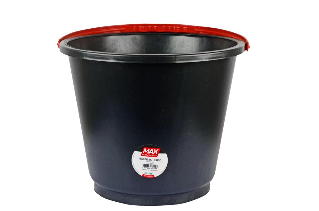 BALDE PVC 12L PRETO MAX 39510