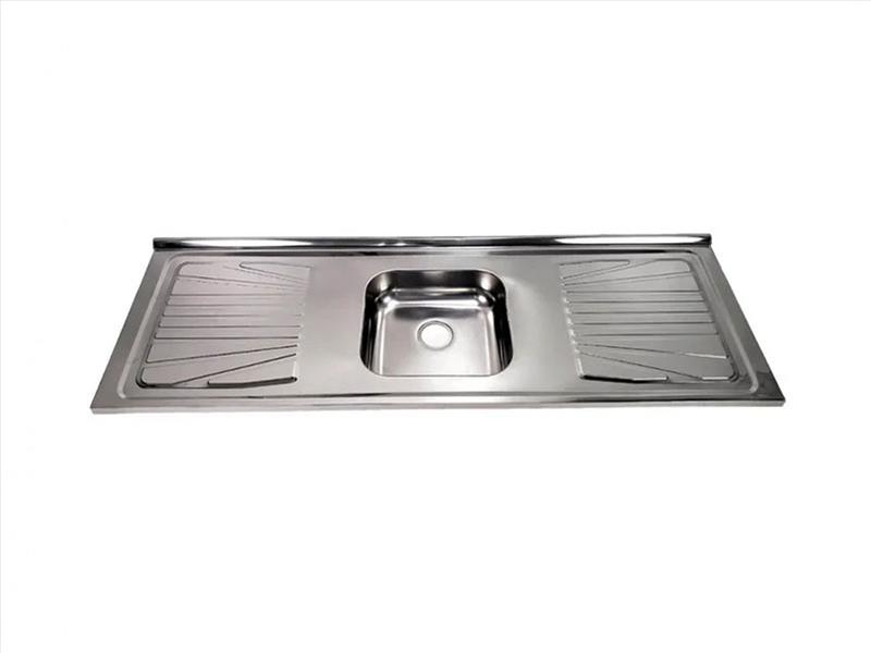 PIA INOX 1.60X0.52 C/CUBA FABRINOX PS1600