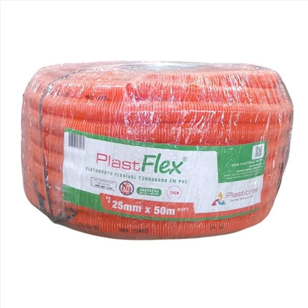 MANGUEIRA CORR 32MM 25M LARANJA PLASTIBRAS