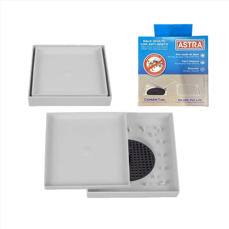 RALO OCULTO QUADR 10X10 BCO ASTRA ROC10BR