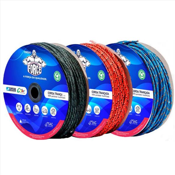 CORDA TRANC. 6MM MULTICOR POLIESTER 150M ATLANTICORDAS       