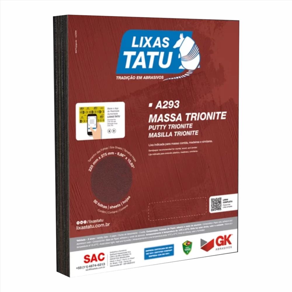 LIXA MASSA TRIONITE TATU 80
