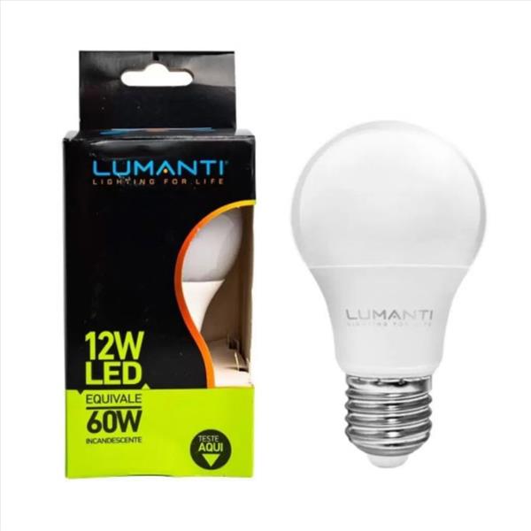 LAMPADA LED BULBO ECO A60 12W 6500K E27 LUMANTI 