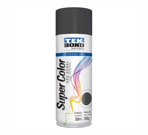 TINTA SPRAY GRAFITE BR USO GERAL 350ML TEKBON