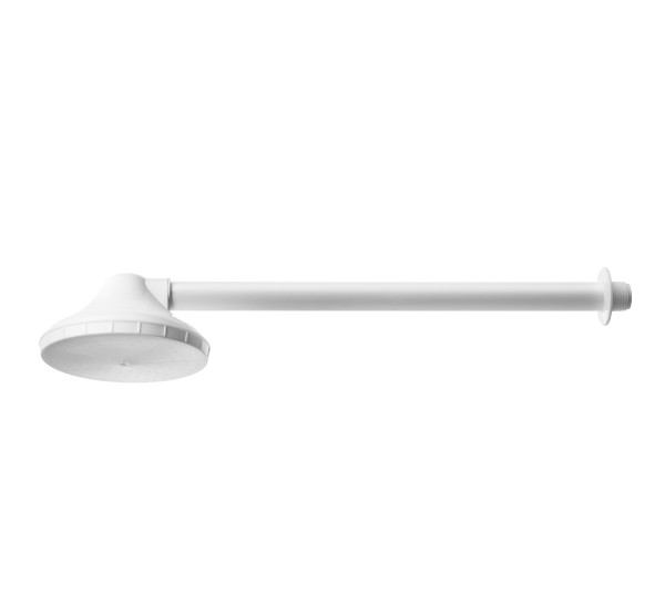 CHUVEIRO C/BRACO S/REG 1/2 30CM BRANCO 2318