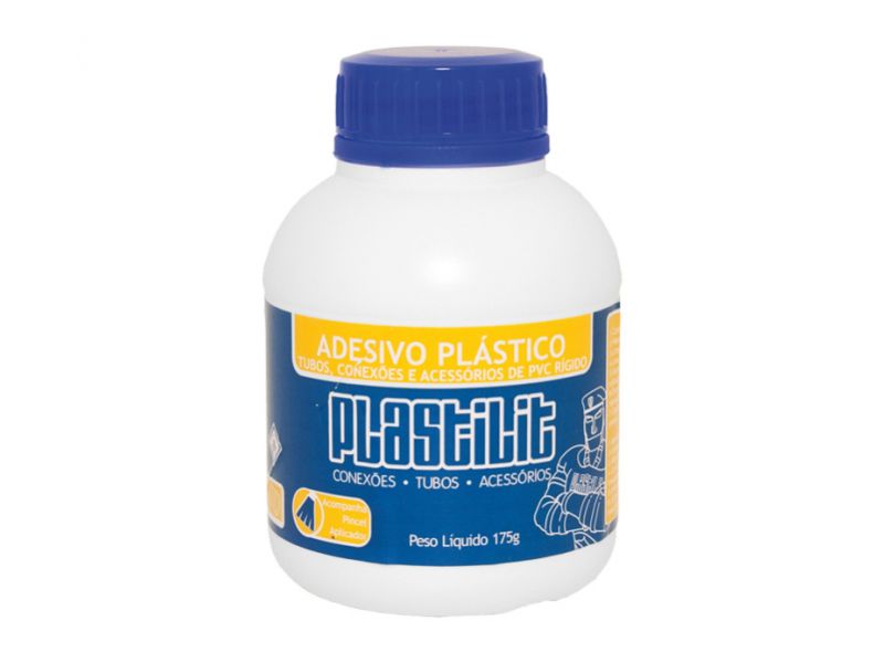 ADESIVO PVC 175 GR C/PINCEL PLASTILI 25004004