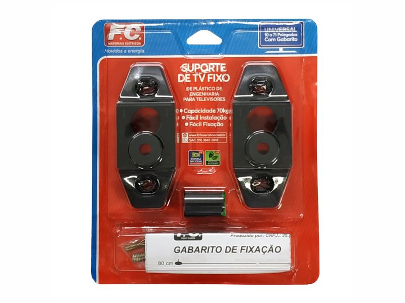 SUPORTE TV UNIV. LCD/LED/PLAS PRETO FC 30083