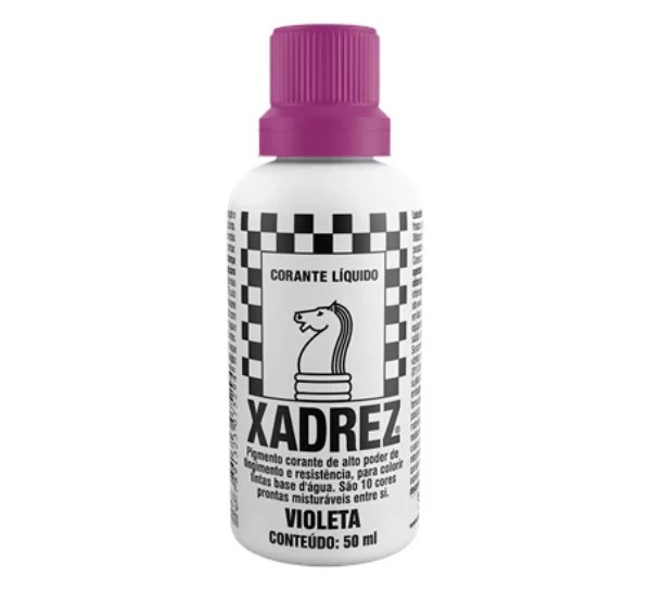 CORANTE LIQUIDO XADREZ VIOLETA PCT/12