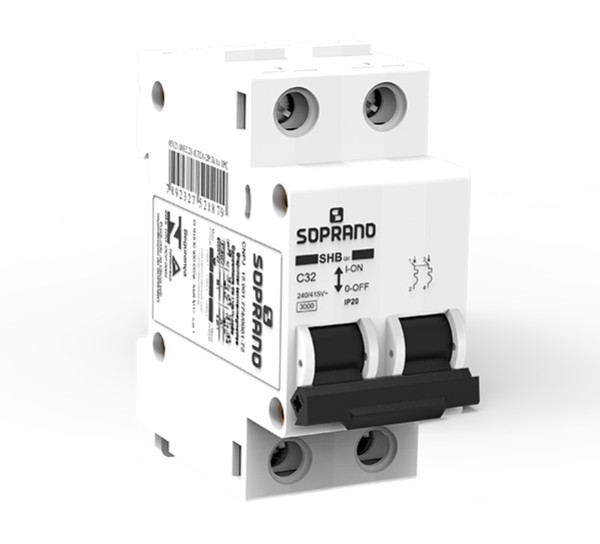 DISJUNTOR SOPRANO DIN BIPOLAR 2X10A 7010.21