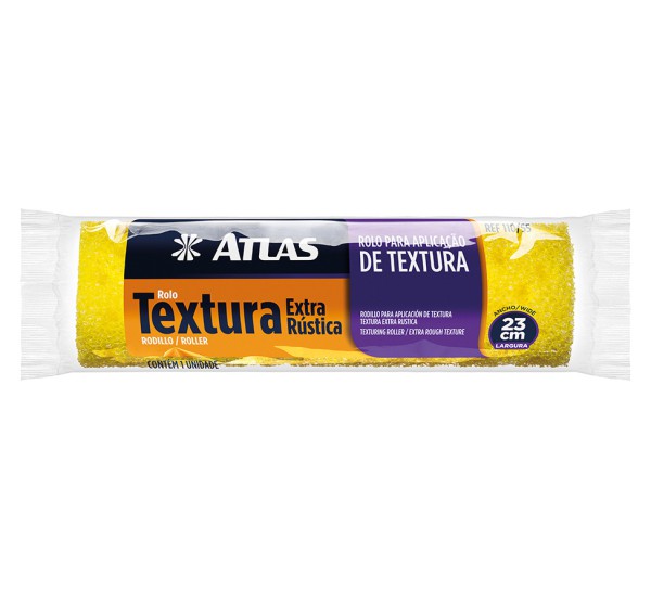 ROLO TEXTURA RUSTICA 23CM 110/55 ATLAS