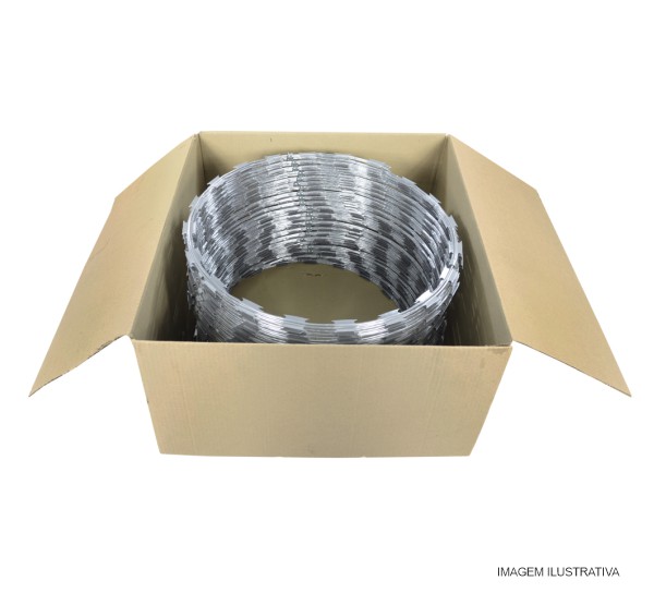 CONCERTINA 30CM GALVACO 8M FARPA 30MM