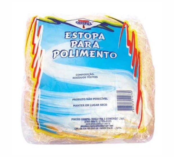 ESTOPA CRUA 200GR COMPEL 2722