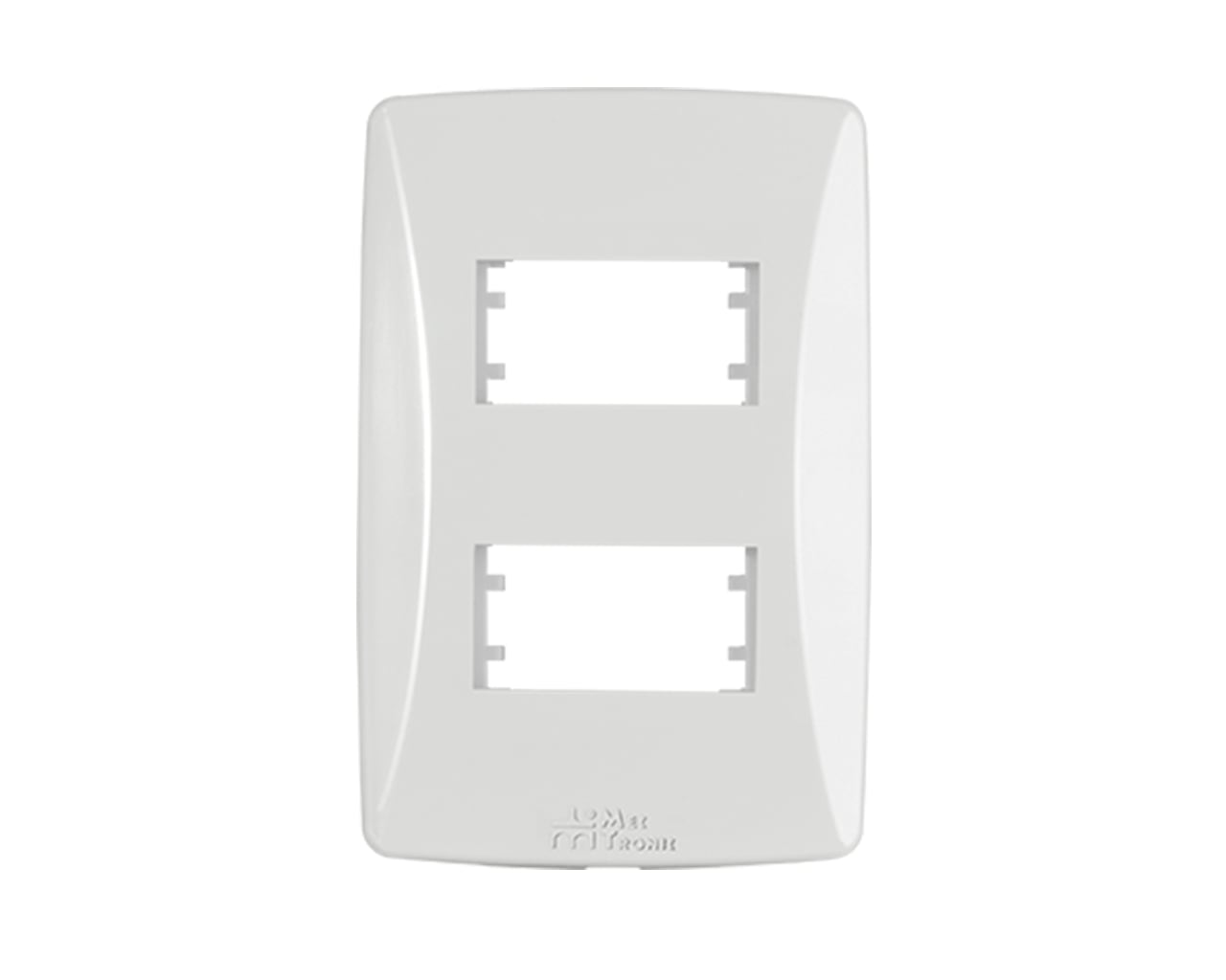 PLACA 4X2 2 MODULOS DIST PETRA 82004