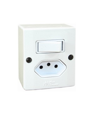 SISTEMA X 1 TECLA SIMP/TOM 10A BCO MECT 39114
