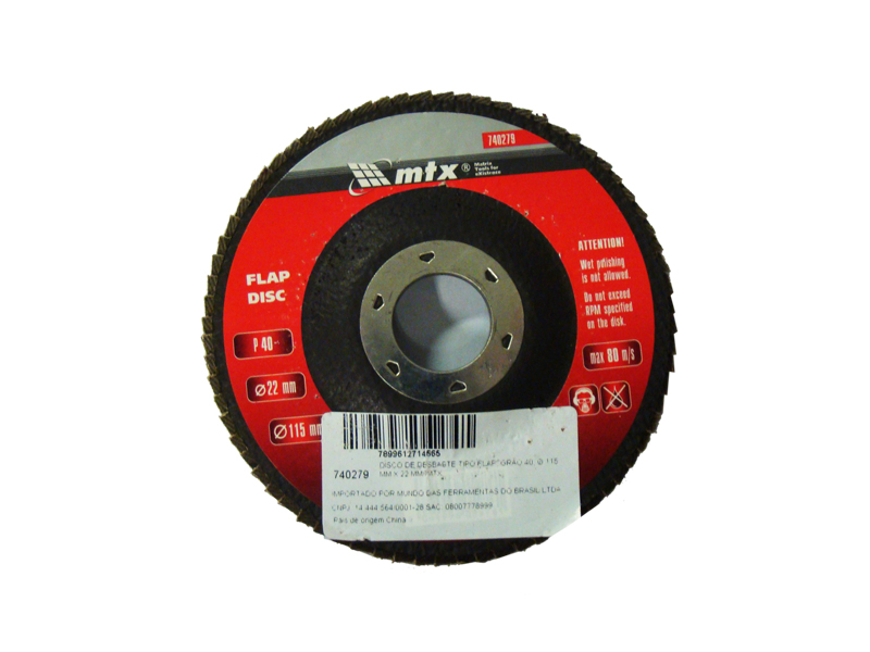 DISCO FLAP P40 22MM MTX 4 1/2 D740279