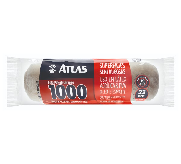ROLO DE PELE 1000 23CM ATLAS 1000