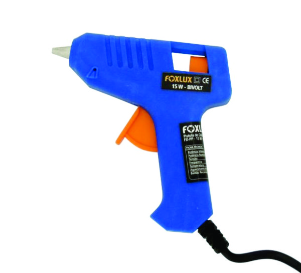 PISTOLA DE COLA QUENTE 15W FOXLUX 2601