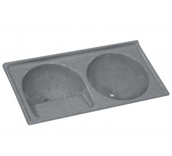 TANQUE SINT DUPLO 110X55 CINZA AJ RORATO