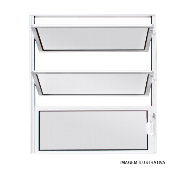 BASCULANTE ALUM BRANCO 60X60 S/GDE HB P4840