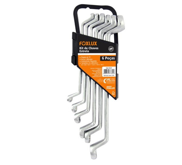 KIT CHAVE ESTRELA 6PC FOXLUX 5307