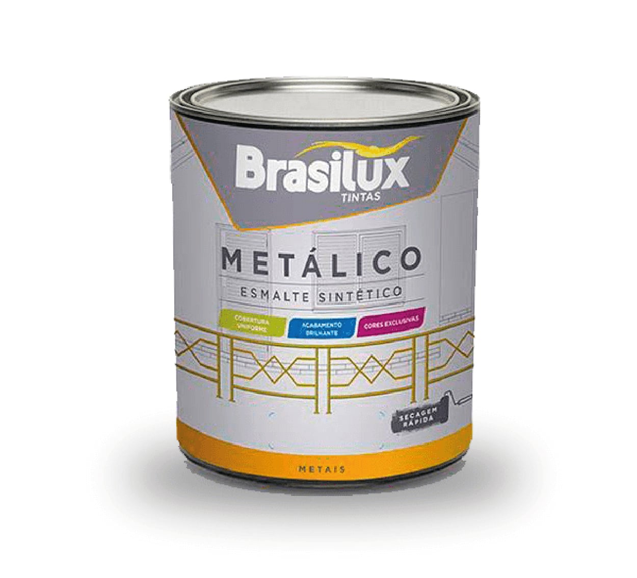 BRASILUX ESM MET MARROM BRONZE 0.900 GM81